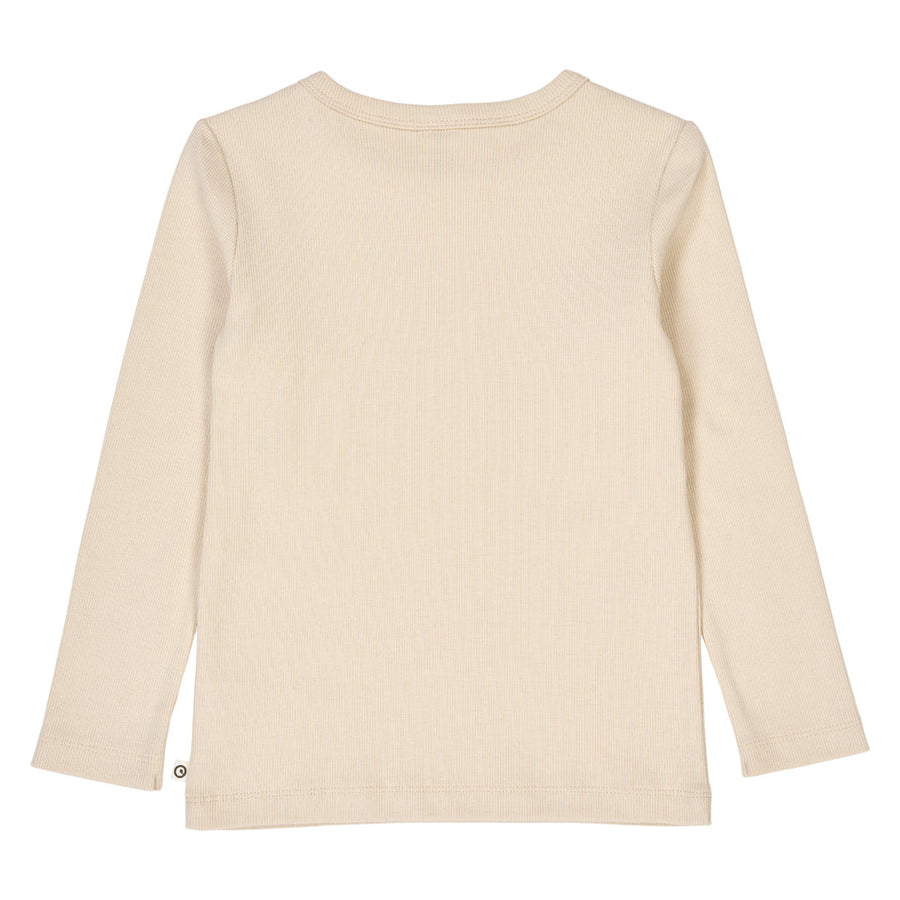 Cozy Me Rib Long Sleeve Shirt - Oak