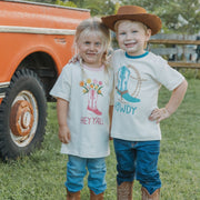 Cotton Short Sleeve Shirt - Howdy