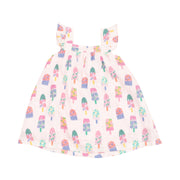 Sundress and Diaper Cover - Floral Popsicles