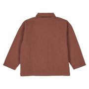 Twill Long Sleeve Button Up Shirt - Root