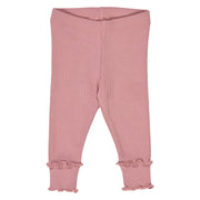 Cozy Me Rib Baby Leggings - Nostalgia Rose