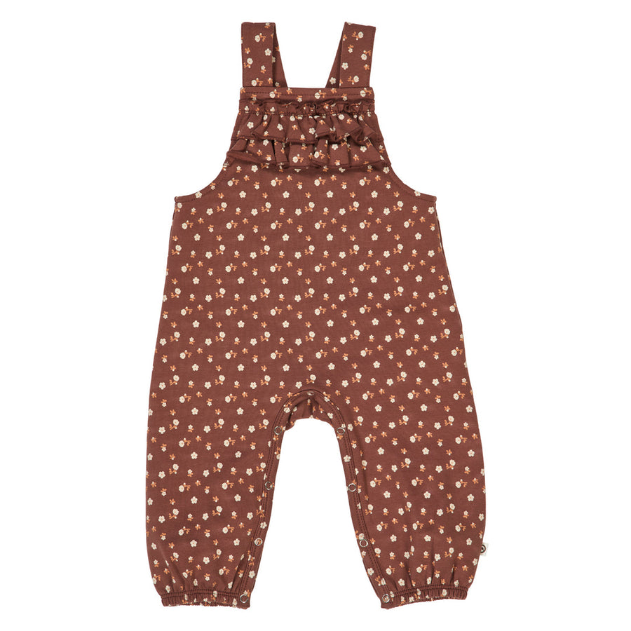 Cedar Floral Print Overalls