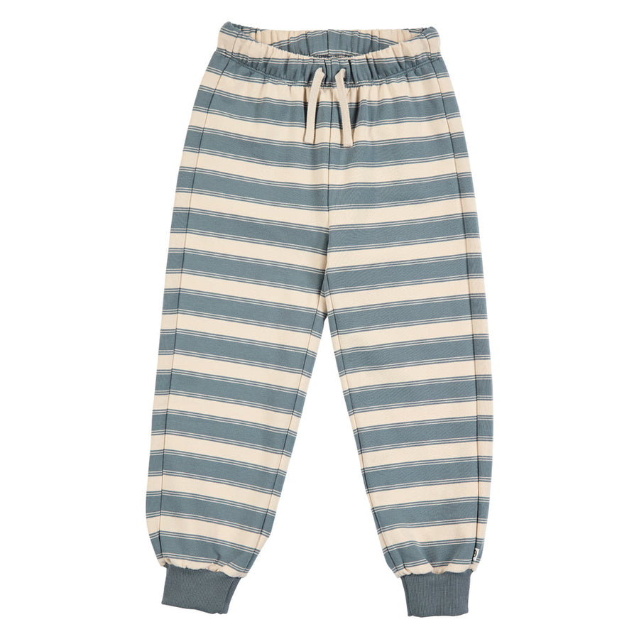 Stripe Sweat Set - Oak/Stormy Blue