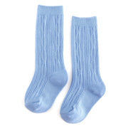 Cable Knit Knee High Socks - Various Colors and Sizes