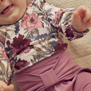 Bliss Floral Print Long Sleeve Bodysuit