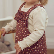 Cedar Floral Print Overalls