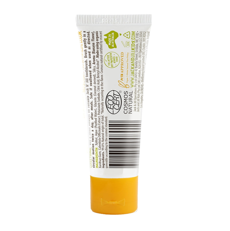 Jack N' Jill Tooth Buddy Pack -Banana+Kids Toothbrush Ellie