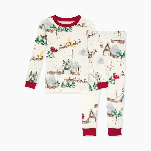 Toddler Tee & Pant PJ Set - Santa's Sleigh
