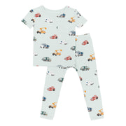 Short Sleeve Toddler Pajama Set - City Vehicles