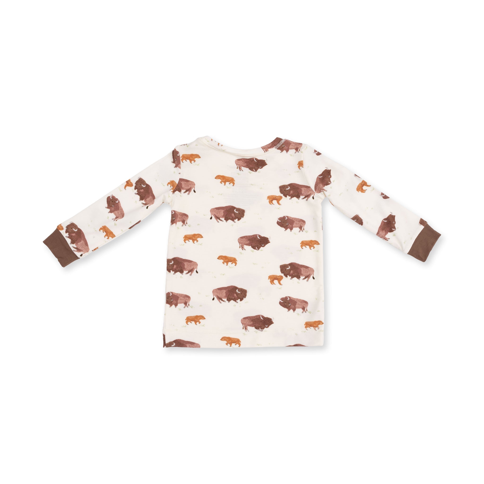 Long Sleeve Bamboo Loungewear Set - American Buffalo