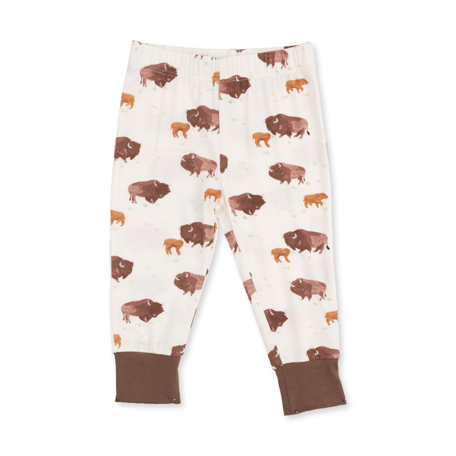 Long Sleeve Bamboo Loungewear Set - American Buffalo