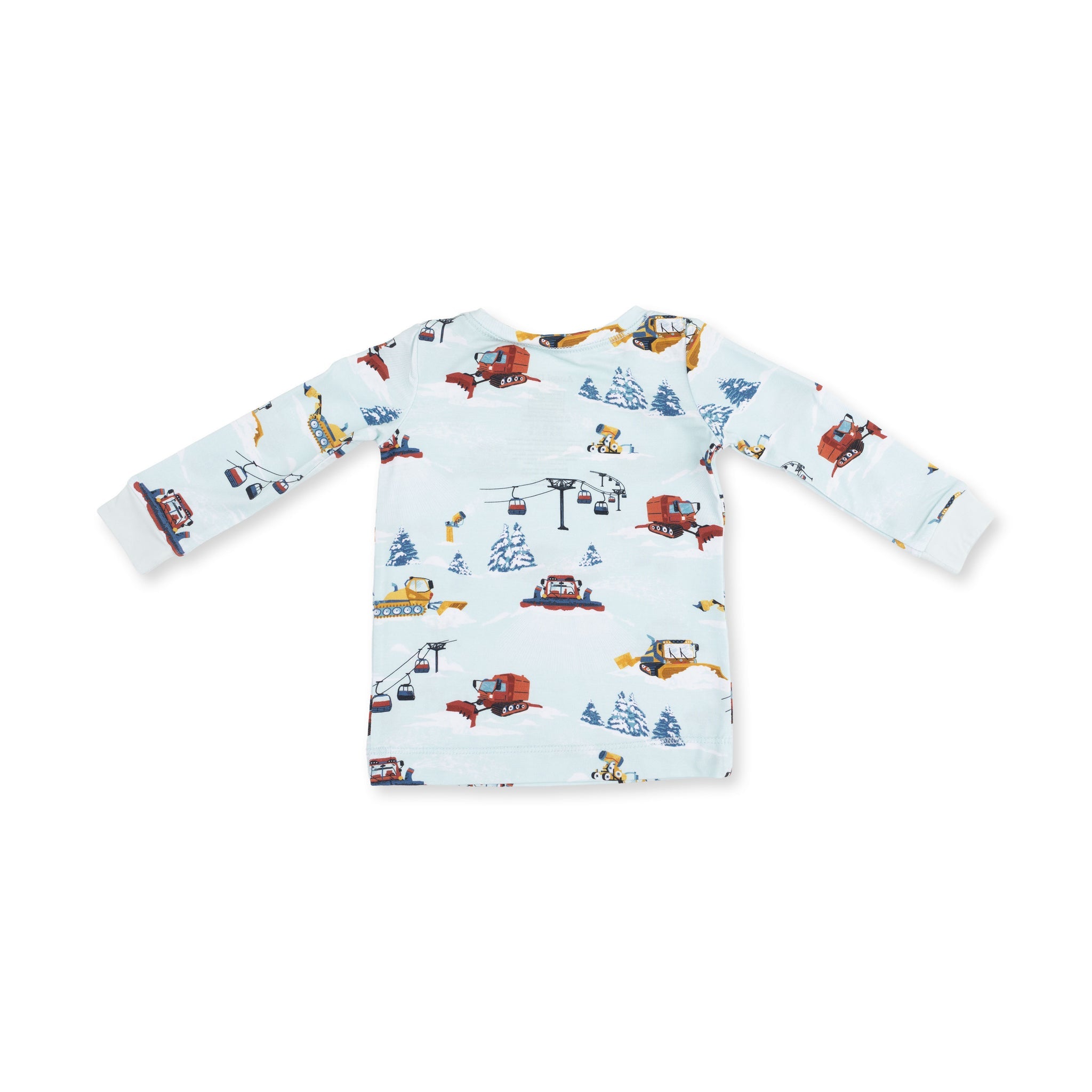 Long Sleeve Bamboo Loungewear Set - Snow Cats
