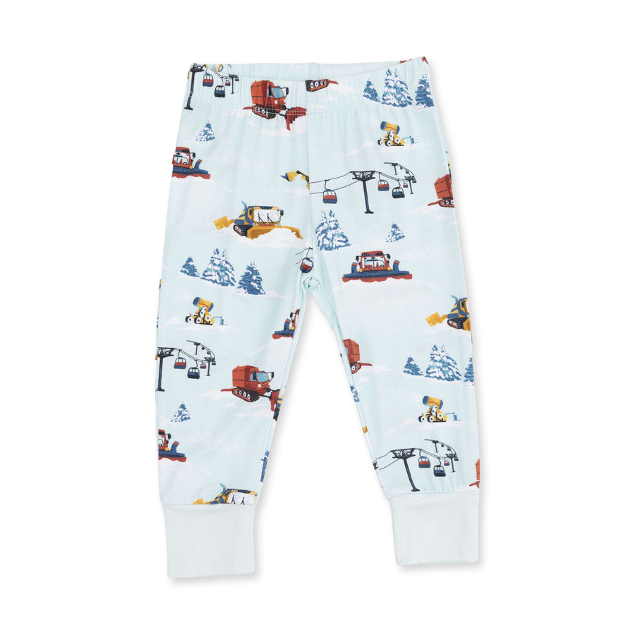 Long Sleeve Bamboo Loungewear Set - Snow Cats