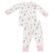 Long Sleeve Bamboo Loungewear Set - Sugar Plum Fairies