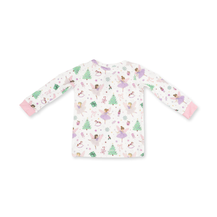 Long Sleeve Bamboo Loungewear Set - Sugar Plum Fairies