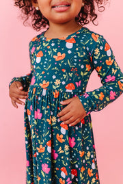Long Sleeve Bamboo Dress - Sylva