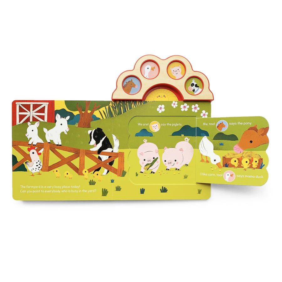 Hello, Farm! Lift-A-Flap Animal Sound Book