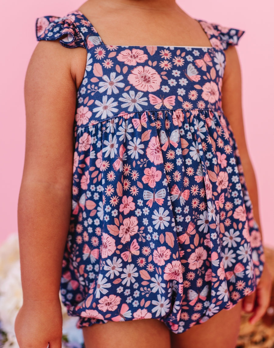 Baby Bamboo Bubble Romper - Mae