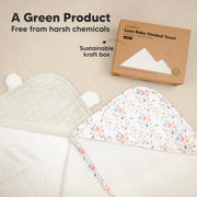 Luxe Baby Hooded Towel - Wildflowers