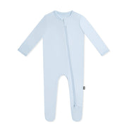 Bamboo Zippered Footie - Breeze