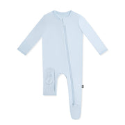 Bamboo Zippered Footie - Breeze