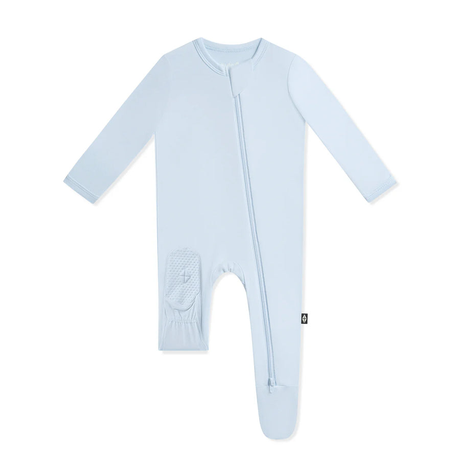 Bamboo Zippered Footie - Breeze