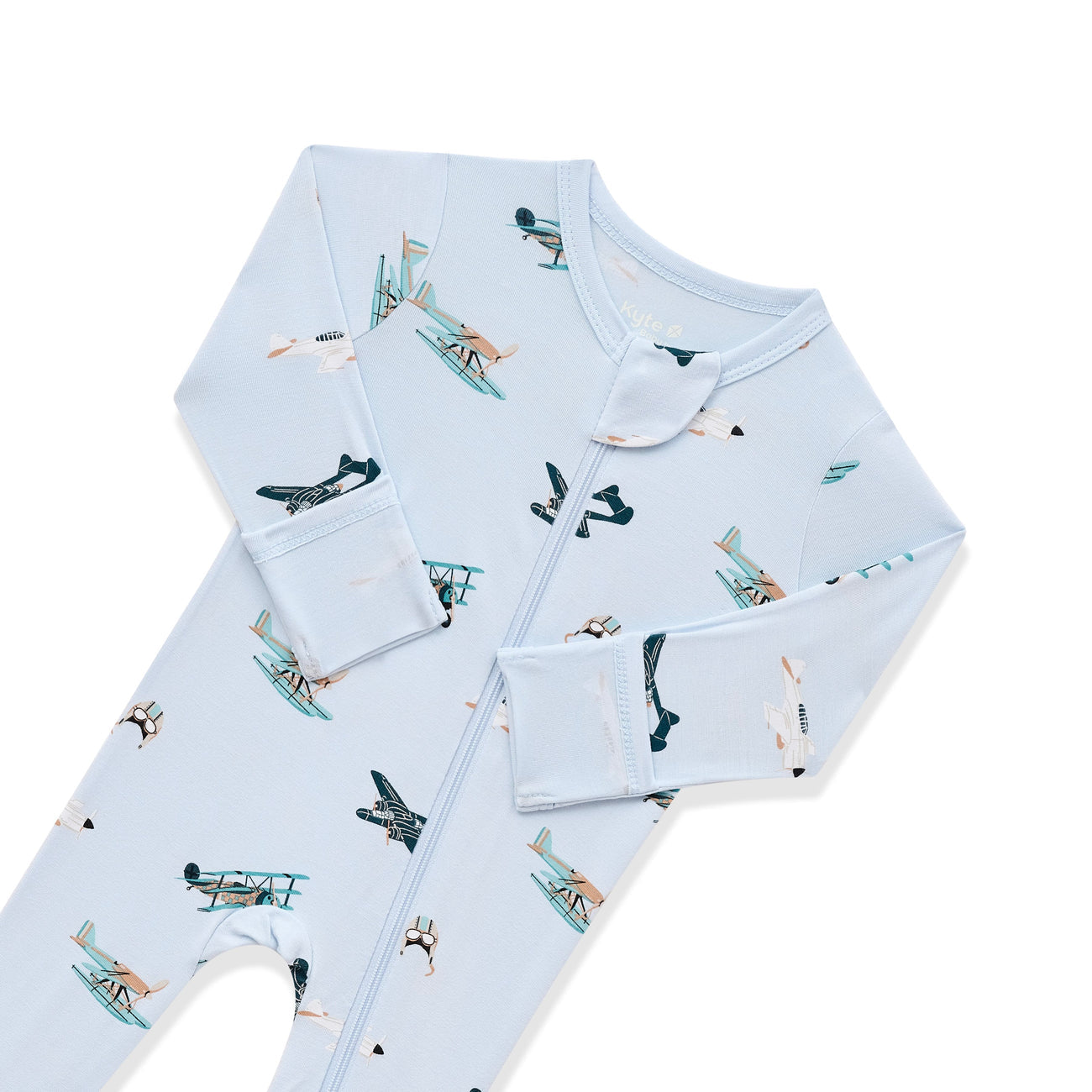 Bamboo Zippered Footie - Take Off