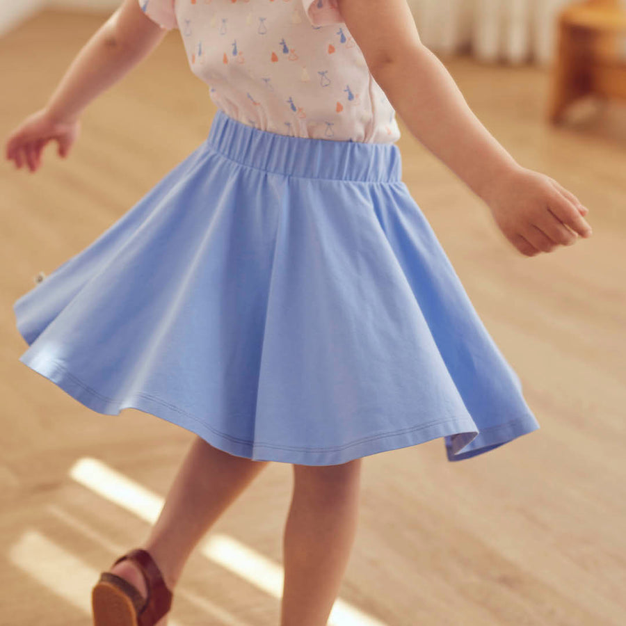 Cozy Me Skirt - Shell Blue