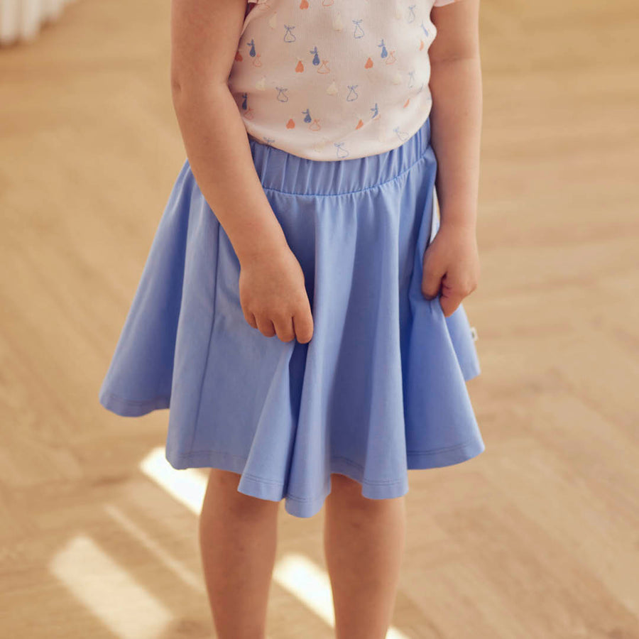 Cozy Me Skirt - Shell Blue