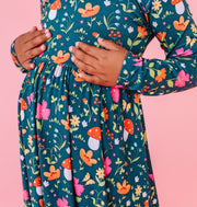 Long Sleeve Bamboo Dress - Sylva