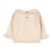 Woodland Embroidered Knit Sweater and Pants Set