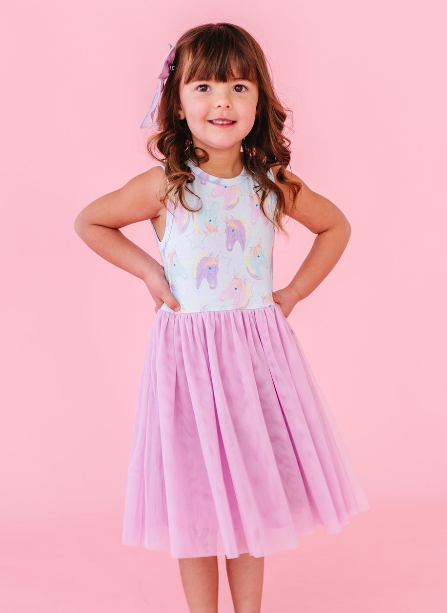 Bamboo + Tulle Dress - Unicorn Tutu Dress - Gemma