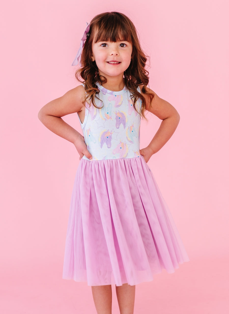 Bamboo + Tulle Dress - Unicorn Tutu Dress - Gemma