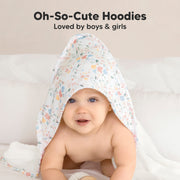 Luxe Baby Hooded Towel - Wildflowers