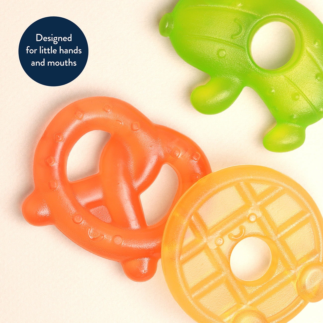 Cutie Coolers Water Filled Teethers (3 Pack) - Silly Foods
