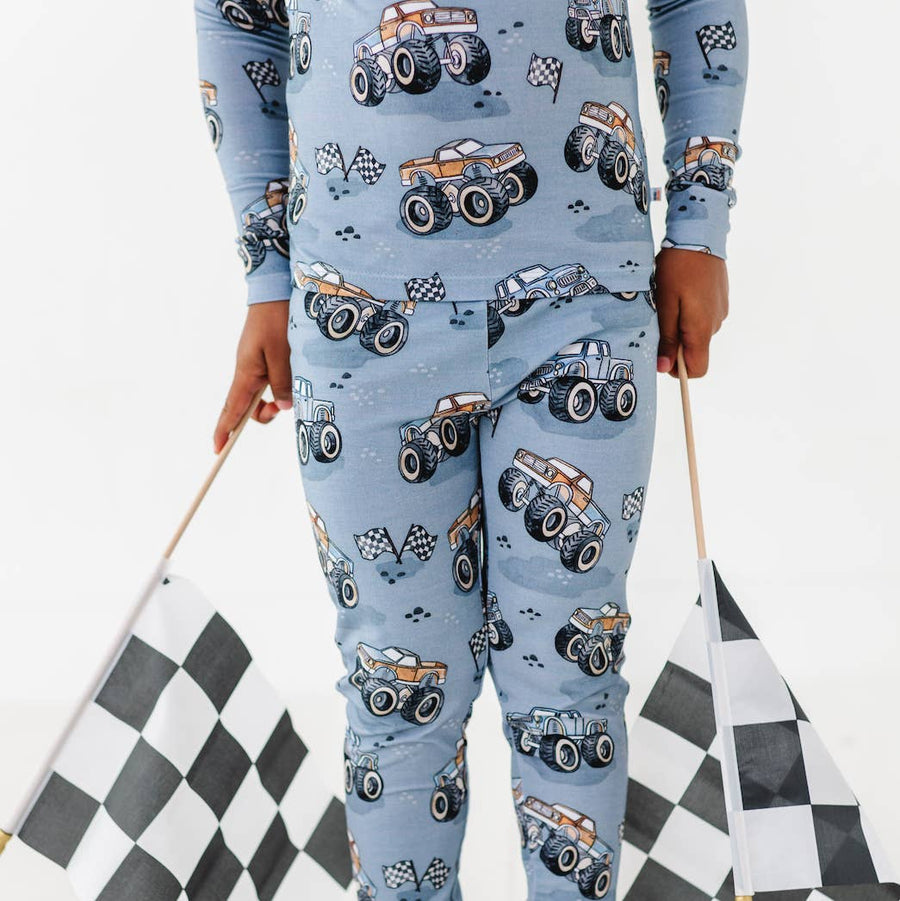 Two Piece Pajama Set - Wheelie Big