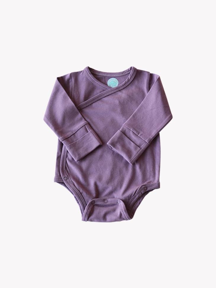Grow With Me KImono Onesie - Grapeade