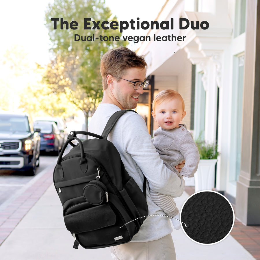 Play Diaper Bag - Jumbo - Trendy Black