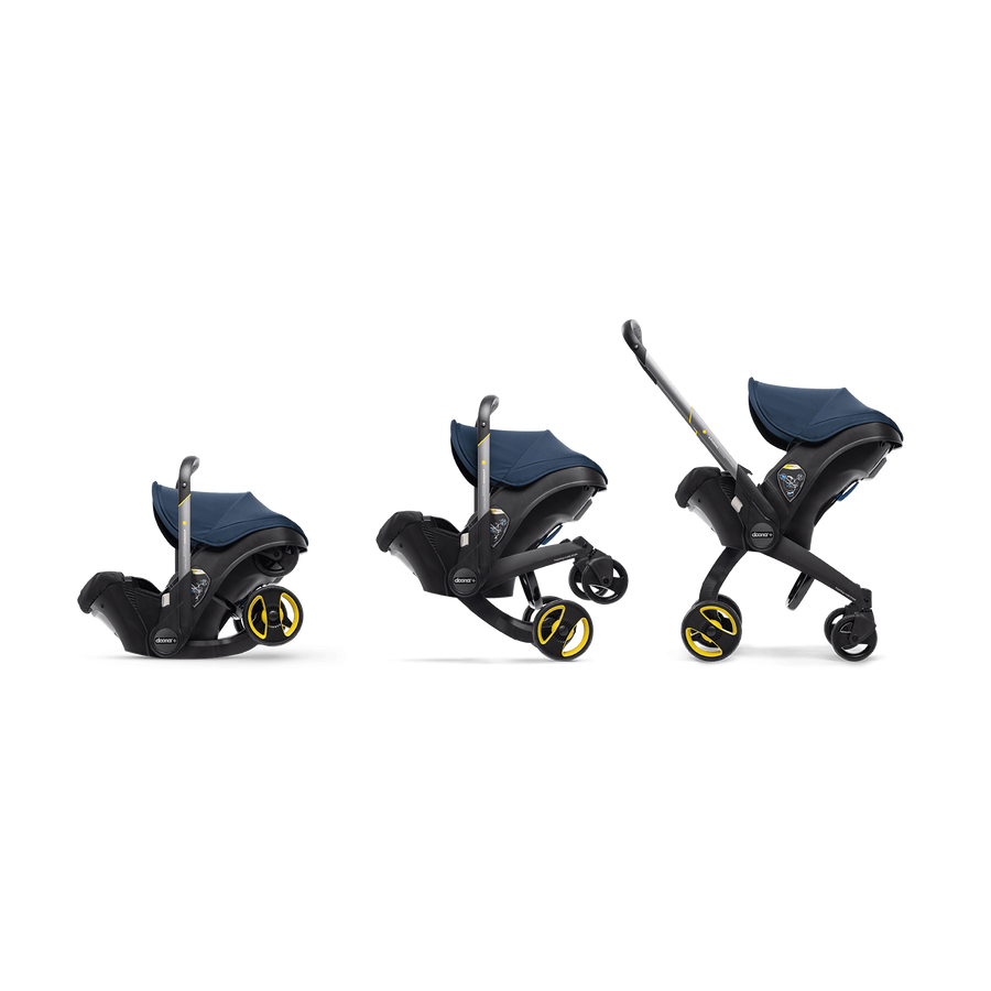 Doona Infant Convertible Car Seat and Stroller - Deep Blue