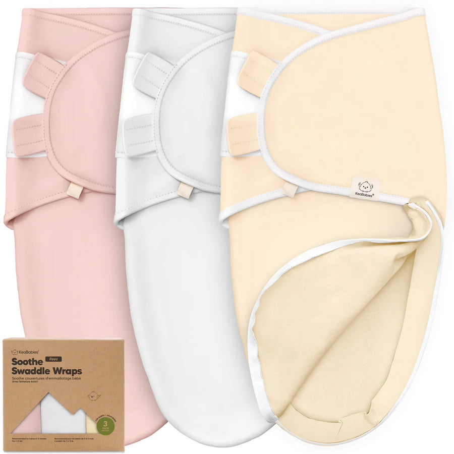 SOOTHE Zippy Swaddle Wraps - 3-Pack (Daffodil)