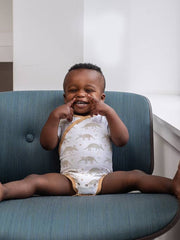 Shoulder Snap Short Sleeve Onesie - Ari Aardvark