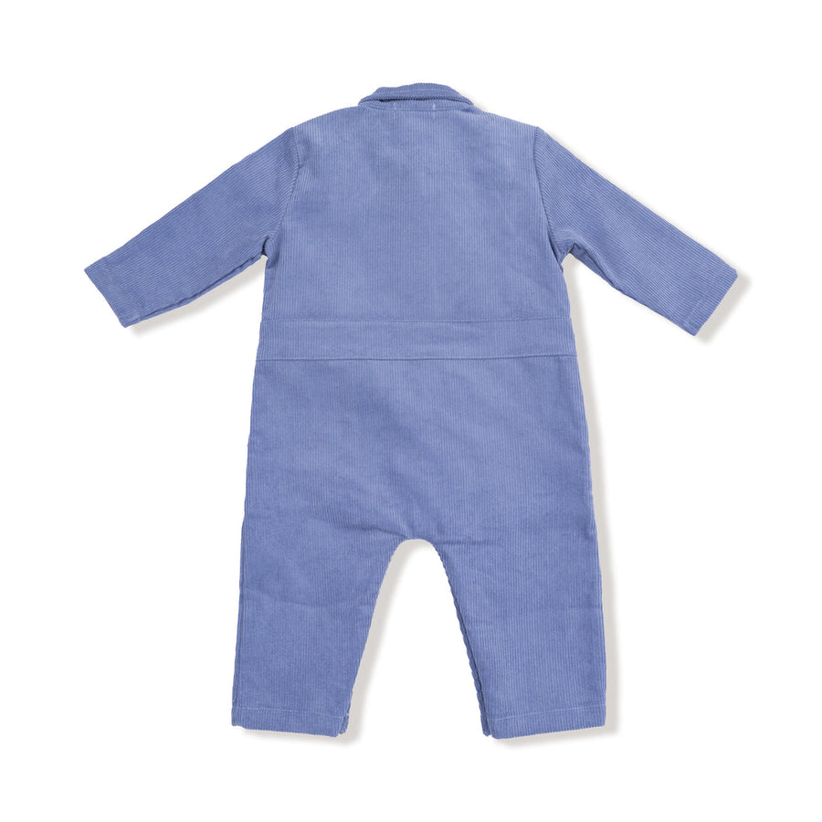 Retro Jumpsuit - Corduroy Stonewash