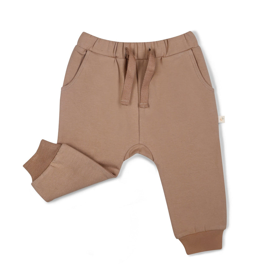 Organic Fleece Jogger - Taupe