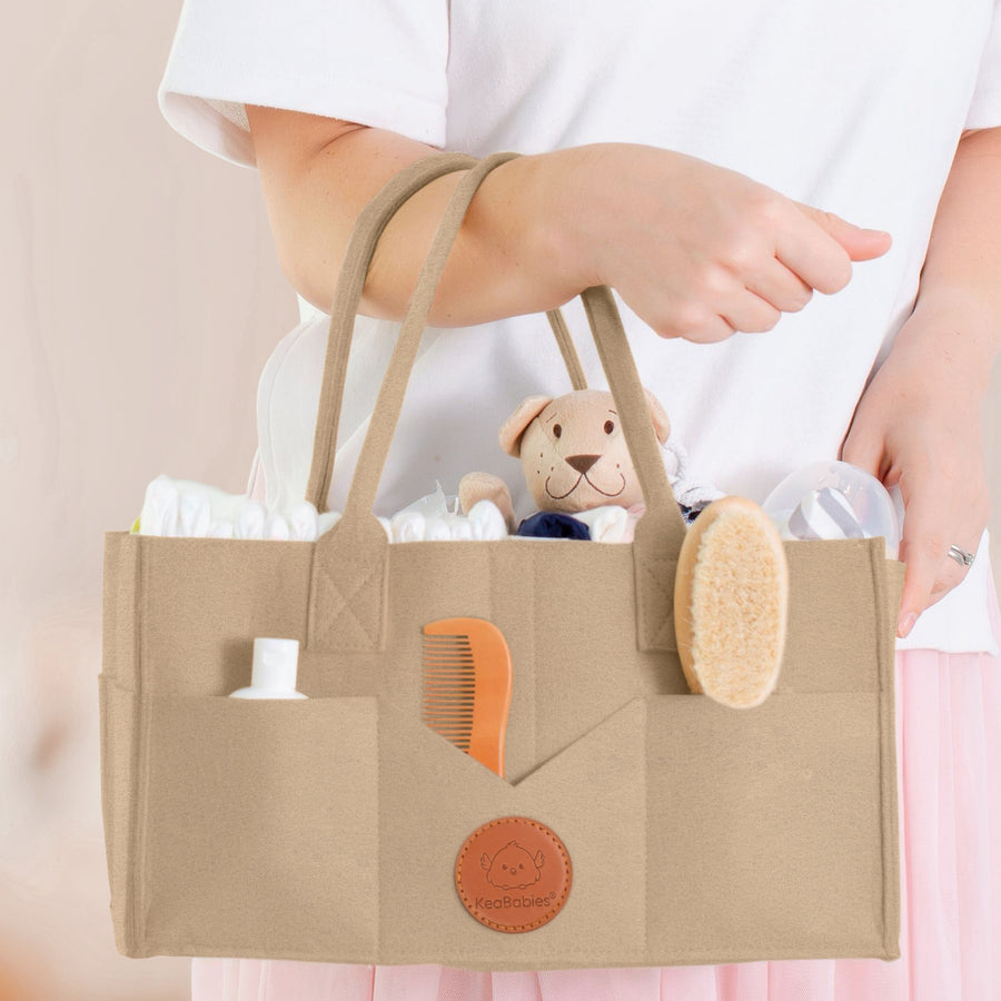 Diaper Caddy Organizer - Taupe