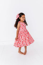 Harper Bow Tie Tank Dress - Cherry On Top