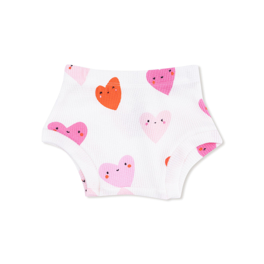 Simple Dress and Bloomer - Happy Hearts