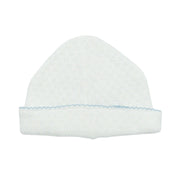 White Saylor Cap (No Bow) - Various Trim Colors