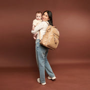 The Boss Plus Backpack Diaper Bag - Chai Latte
