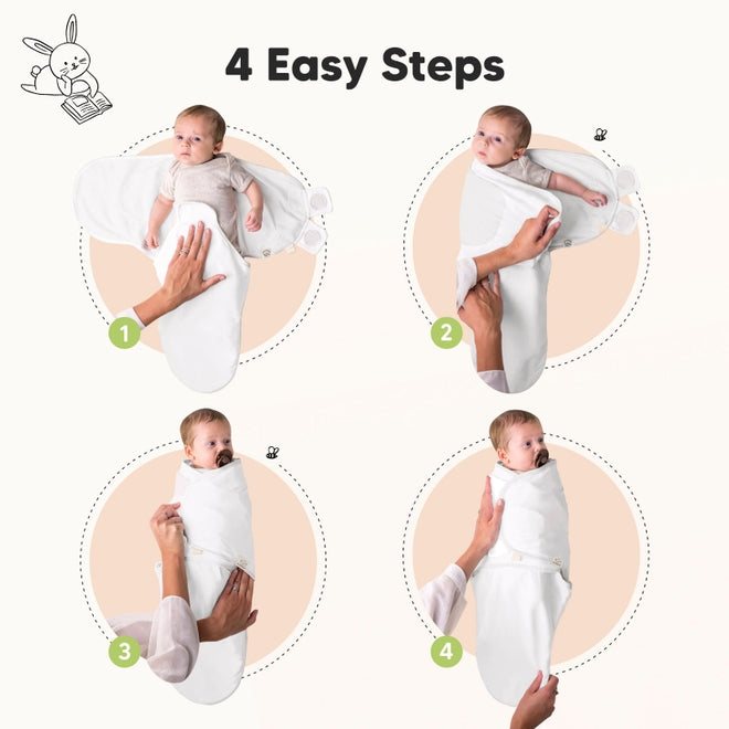SOOTHE Swaddle Wraps - 3-Pack (Sage)