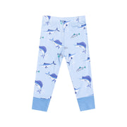 Short Sleeve Bamboo Loungewear Set - Deep Sea Fishing